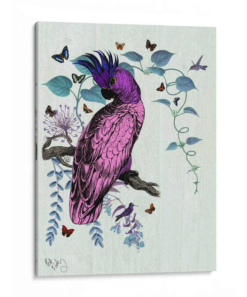 Loro Rosa - Fab Funky | Cuadro decorativo de Canvas Lab