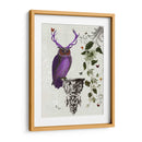 Búho Púrpura Con Astas - Fab Funky | Cuadro decorativo de Canvas Lab