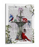 Mono Escarlata - Fab Funky | Cuadro decorativo de Canvas Lab