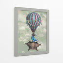 Cebra Voladora - Fab Funky | Cuadro decorativo de Canvas Lab