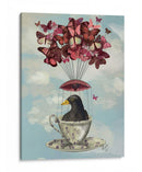 Blackbird En Taza De Té - Fab Funky | Cuadro decorativo de Canvas Lab