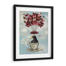 Blackbird En Taza De Té - Fab Funky | Cuadro decorativo de Canvas Lab