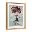 Blackbird En Taza De Té - Fab Funky | Cuadro decorativo de Canvas Lab
