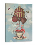 Flamencos En Taza De Té - Fab Funky | Cuadro decorativo de Canvas Lab