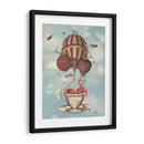 Flamencos En Taza De Té - Fab Funky | Cuadro decorativo de Canvas Lab