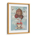 Flamencos En Taza De Té - Fab Funky | Cuadro decorativo de Canvas Lab
