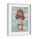 Flamencos En Taza De Té - Fab Funky | Cuadro decorativo de Canvas Lab