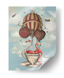 Flamencos En Taza De Té - Fab Funky | Cuadro decorativo de Canvas Lab