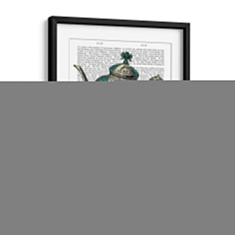 Tetera Voladora 1 Verde Y Amarillo - Fab Funky | Cuadro decorativo de Canvas Lab