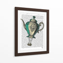 Tetera Voladora 1 Verde Y Amarillo - Fab Funky | Cuadro decorativo de Canvas Lab