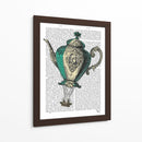 Tetera Voladora 1 Verde Y Amarillo - Fab Funky | Cuadro decorativo de Canvas Lab
