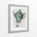 Tetera Voladora 1 Verde Y Amarillo - Fab Funky | Cuadro decorativo de Canvas Lab