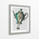 Tetera Voladora 1 Verde Y Amarillo - Fab Funky | Cuadro decorativo de Canvas Lab