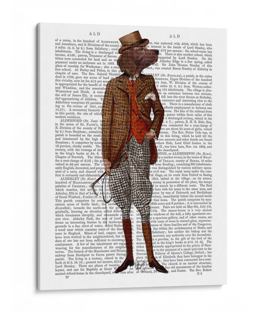 Red Setter Rider Completo - Fab Funky | Cuadro decorativo de Canvas Lab