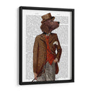 Red Setter Rider Retrato - Fab Funky | Cuadro decorativo de Canvas Lab