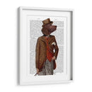 Red Setter Rider Retrato - Fab Funky | Cuadro decorativo de Canvas Lab