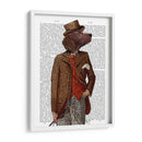 Red Setter Rider Retrato - Fab Funky | Cuadro decorativo de Canvas Lab