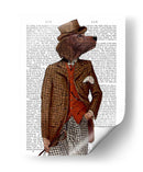 Red Setter Rider Retrato - Fab Funky | Cuadro decorativo de Canvas Lab