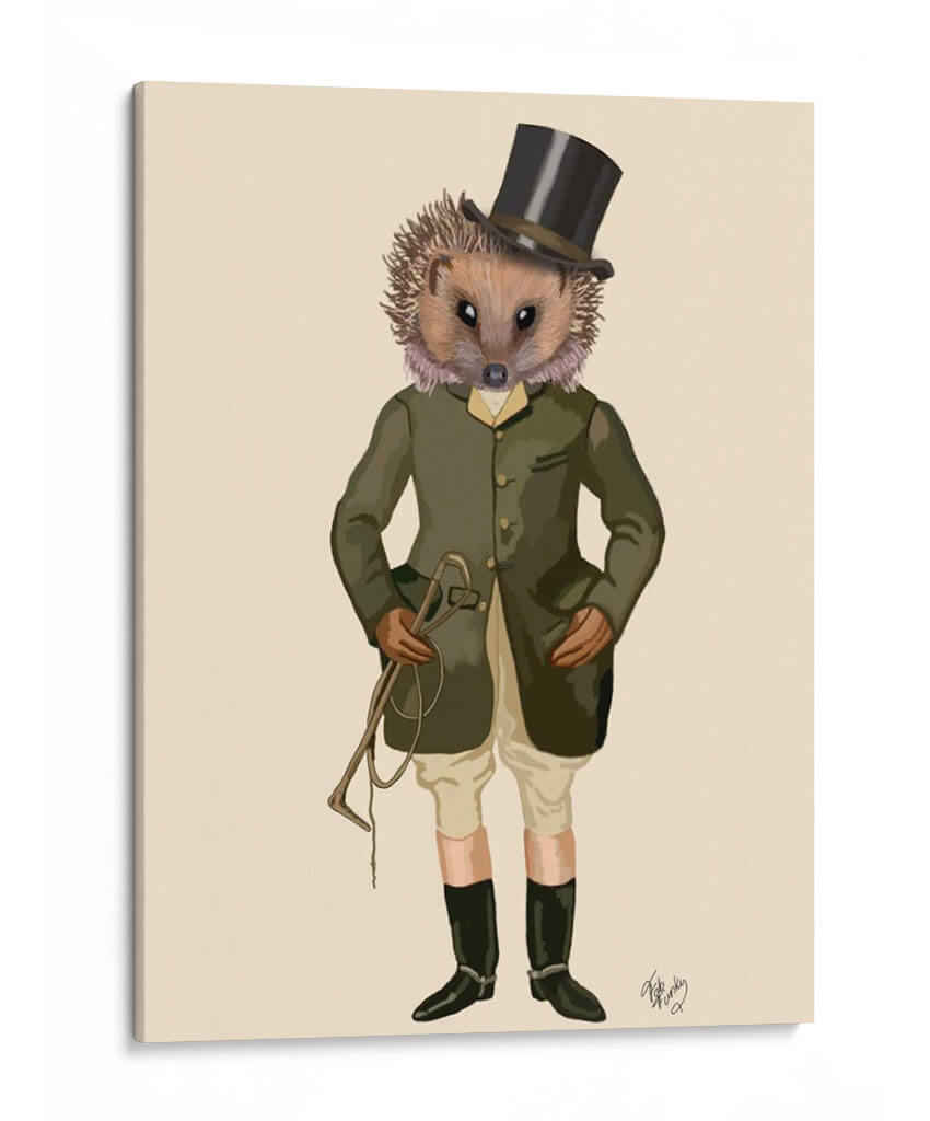 Hedgehog Rider Lleno - Fab Funky | Cuadro decorativo de Canvas Lab