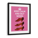 Mantener La Calma Comprar Zapatos - Fab Funky | Cuadro decorativo de Canvas Lab