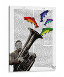 Tuba Y Pescado - Fab Funky | Cuadro decorativo de Canvas Lab