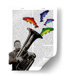 Tuba Y Pescado - Fab Funky | Cuadro decorativo de Canvas Lab