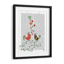 Ilustración De Pájaros De Amor - Fab Funky | Cuadro decorativo de Canvas Lab