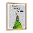 Ilustración De Hogar Dulce Casero - Fab Funky | Cuadro decorativo de Canvas Lab