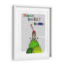 Ilustración De Hogar Dulce Casero - Fab Funky | Cuadro decorativo de Canvas Lab