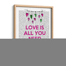 El Amor Es Todo Lo Que Necesitas Ilustración - Fab Funky | Cuadro decorativo de Canvas Lab