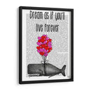 Sueña Como Si Vivas Para Siempre - Fab Funky | Cuadro decorativo de Canvas Lab