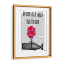 Sueña Como Si Vivas Para Siempre - Fab Funky | Cuadro decorativo de Canvas Lab