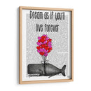 Sueña Como Si Vivas Para Siempre - Fab Funky | Cuadro decorativo de Canvas Lab