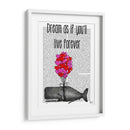 Sueña Como Si Vivas Para Siempre - Fab Funky | Cuadro decorativo de Canvas Lab