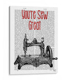 Youre Coser Gran Ilustración - Fab Funky | Cuadro decorativo de Canvas Lab