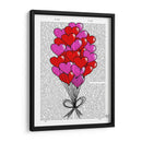 Ilustración De Globo Del Corazón De San Valentín - Fab Funky | Cuadro decorativo de Canvas Lab