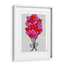 Ilustración De Globo Del Corazón De San Valentín - Fab Funky | Cuadro decorativo de Canvas Lab