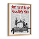 Coser Poco Tiempo Ilustración - Fab Funky | Cuadro decorativo de Canvas Lab