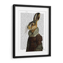 Retrato De Señora Liebre - Fab Funky | Cuadro decorativo de Canvas Lab