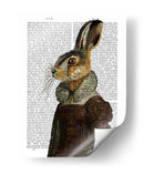 Retrato De Señora Liebre - Fab Funky | Cuadro decorativo de Canvas Lab