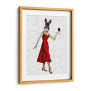 Conejo En Vestido Rojo - Fab Funky | Cuadro decorativo de Canvas Lab