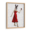 Conejo En Vestido Rojo - Fab Funky | Cuadro decorativo de Canvas Lab