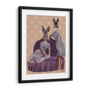 Conejos En Morado - Fab Funky | Cuadro decorativo de Canvas Lab