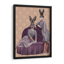 Conejos En Morado - Fab Funky | Cuadro decorativo de Canvas Lab