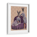 Conejos En Morado - Fab Funky | Cuadro decorativo de Canvas Lab