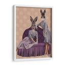 Conejos En Morado - Fab Funky | Cuadro decorativo de Canvas Lab