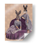 Conejos En Morado - Fab Funky | Cuadro decorativo de Canvas Lab