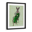 Lady Bella Conejo Tomando Té - Fab Funky | Cuadro decorativo de Canvas Lab
