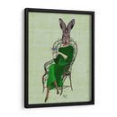 Lady Bella Conejo Tomando Té - Fab Funky | Cuadro decorativo de Canvas Lab
