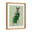 Lady Bella Conejo Tomando Té - Fab Funky | Cuadro decorativo de Canvas Lab